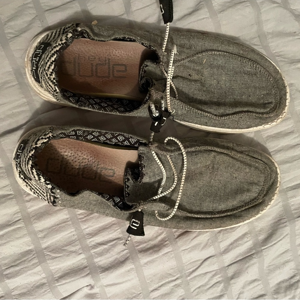 Hey Dude Charcoal Slip-On Shoes
